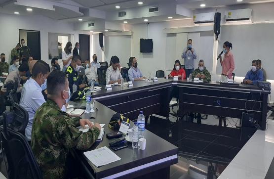 Gaula Militar participa en primer encuentro del Plan de Intervención para prevenir la extorsión 