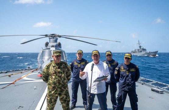 Mindefensa acompañó ejercicios de interoperabilidad entre la Armada de Colombia y la Marina de los Estados Unidos 