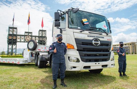 Donación de Japón a Colombia, permitirá fortalecer capacidades destinadas al desminado humanitario