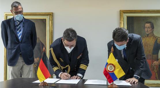 Colombia y Alemania firman acuerdo de cooperación en Defensa