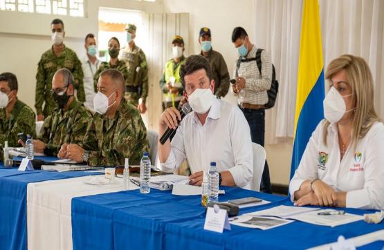 Ministro de Defensa anuncia Plan Contra el Microtráfico para el Norte del Valle en honor a menor asesinado