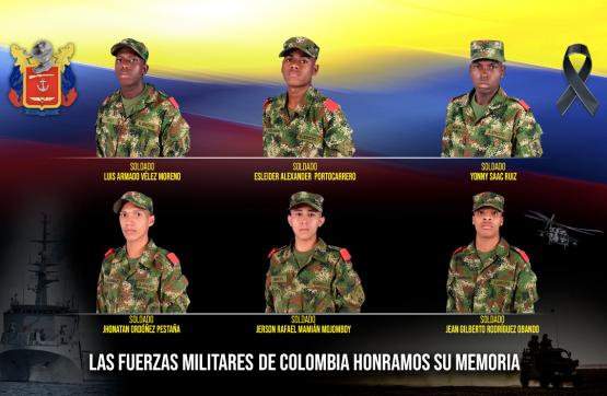 seis militares asesinados por GAO residual 
