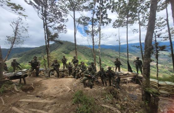 Fuerzas Militares mantienen ofensiva en el Cauca para proteger a la población