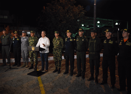 Operaciones contra el narcotráfico en Tumaco, Nariño. Foto: Efraín Herrera - Presidencia