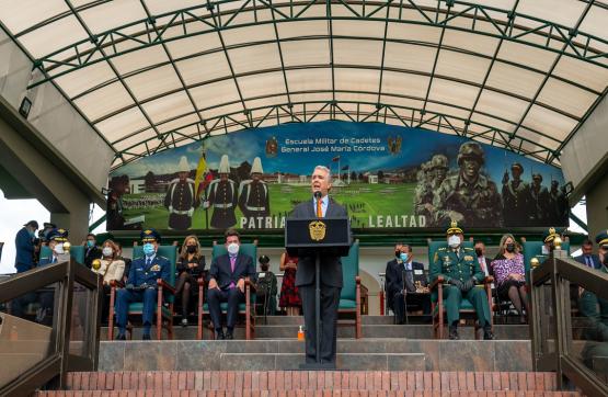 “El 2021 será recordado como el año de la audacia por los golpes contundentes de la Fuerza Pública a la criminalidad y el narcotráfico”