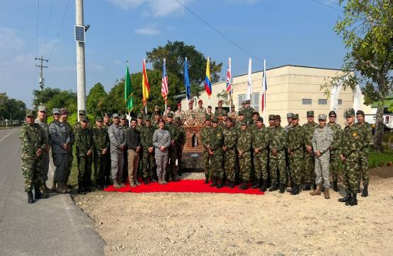 Visita de la OTAN al Fuerte Militar de Tolemaida
