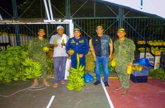 Armada de Colombia comprometida con el desarrollo integral de los campesinos de Bolívar
