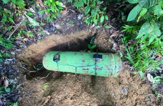 Fuerzas Militares de Colombia neutralizan explosivo de alto poder