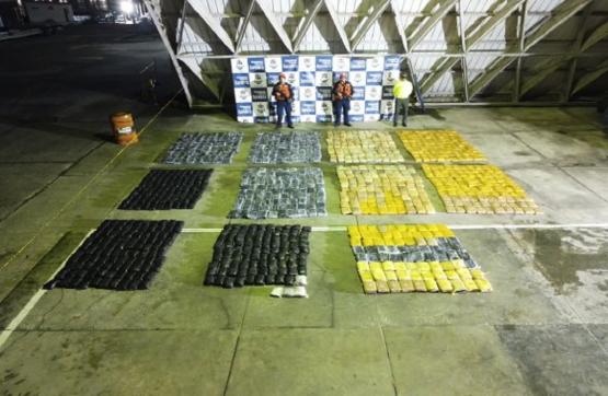 Incautada cerca de una tonelada de marihuana y material explosivo en el Pacífico norte colombiano