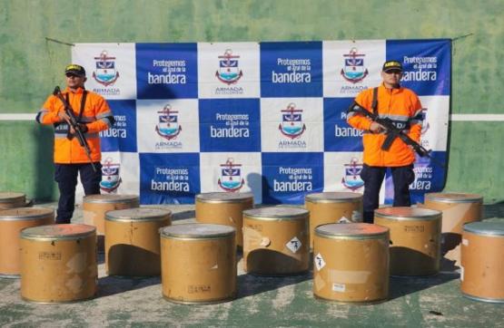 Incautados más de 230 kilogramos de marihuana tipo creepy ocultos en barriles