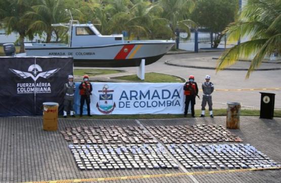 Incautado cargamento de cocaína y marihuana avaluado en más de 22 millones de dólares en San Andrés