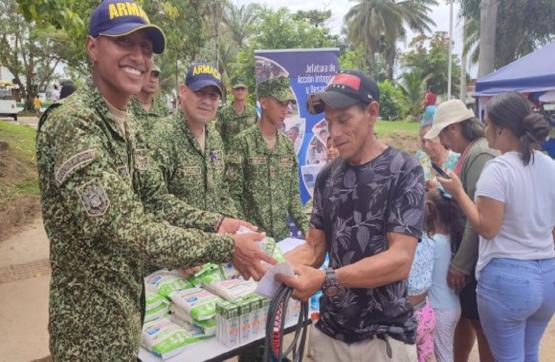 Armada de Colombia realizó jornada de apoyo al desarrollo en Puerto Leguízamo - Putumayo