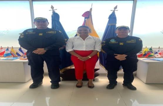 Armada de Colombia recibe visita de delegada del gobierno de Jamaica 