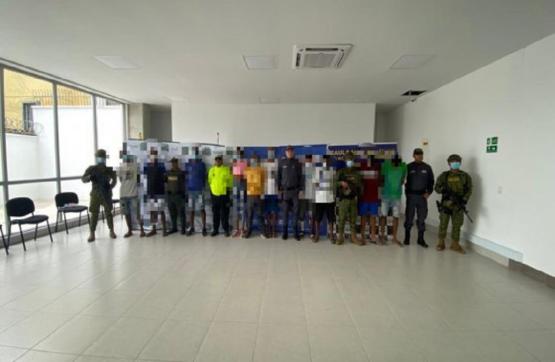  Capturados 10 presuntos integrantes del GAO Clan del Golfo en Sucre