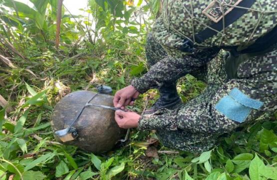  Destruido controladamente artefacto explosivo en la ribera del río San Juan