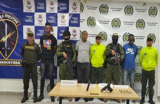 Capturados cuatro presuntos integrantes del GDO ‘Banda La Local’ en el Litoral Pacífico colombiano 