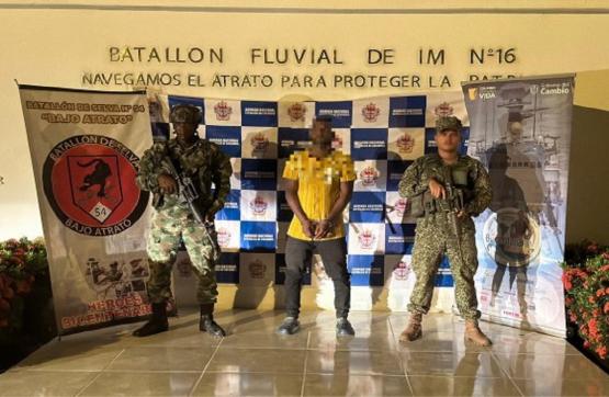 Capturado alias 'Chacal', presunto explosivista del GAO 'Clan del Golfo