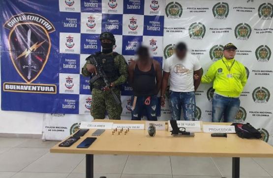 Capturados dos presuntos integrantes de las disidencias de las Farc, en Buenaventura