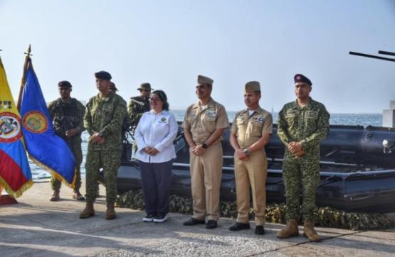 Armada de Colombia fortalece sus capacidades logísticas para la seguridad del puerto