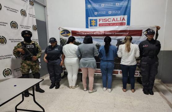 Ejército Nacional captura a cuatro mujeres por delitos relacionados con captación ilegal de dineros