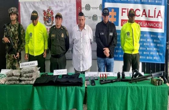 Ejército, Policía y CTI capturan a alias 'Federico', sindicado de ser cabecilla del grupo delincuencial 'Los Naranjos, en Antioquia