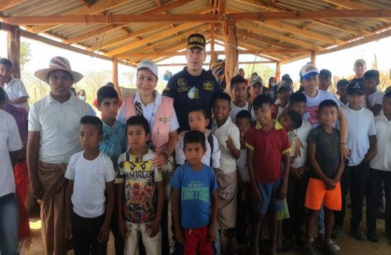 Armada de Colombia comprometida con el desarrollo integral de la niñez en la Guajira