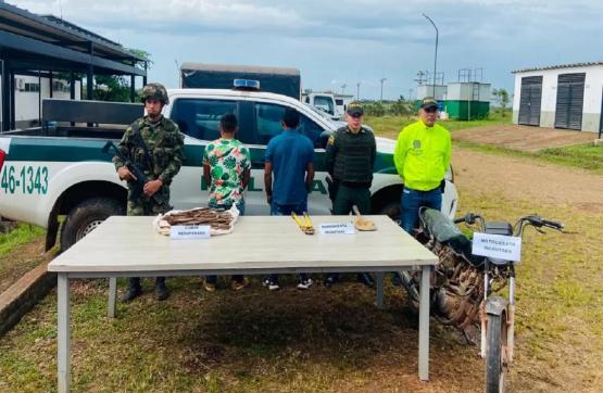 Cinco sujetos buscaban afectar activos estratégicos en el Meta y fueron capturados por Ejército y Policía