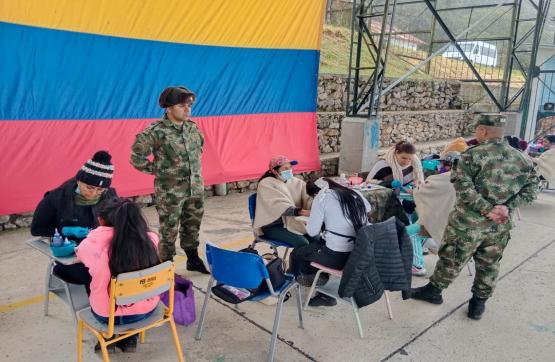 Ejército Nacional Brindó Bienestar a la Comunidad de la Localidad 20 en Bogotá