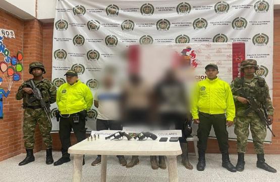 Ejército y Policía capturan a tres sujetos en Puerto Gaitán, Meta