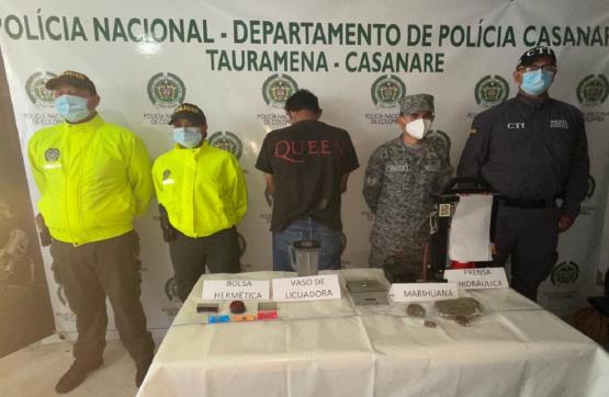 Operación en contra del tráfico y fabricación de estupefacientes en Tauramena, Casanare