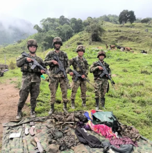 Ejército Nacional continúa brindando seguridad al municipio de Briceño, Antioquia