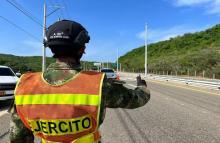 Viaje seguro por la región Caribe, el Ejército Nacional está en las vías.