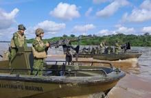 Armada de Colombia ratifica su presencia en los ríos del departamento del Caquetá