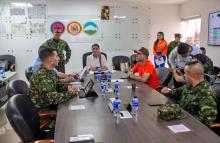 Exitosa reunión entre la Gobernadora del Tolima y el Comandante de la Sexta Brigada del Ejército Nacional