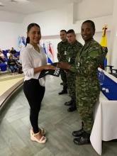 Licencia primer contingente de soldados femeninas
