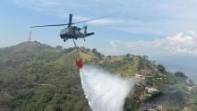 Con donaciones de los Estados Unidos, Ejército cuenta ahora con nuevas herramientas para combatir los incendios forestales
