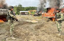 Golpe contra la explotación ilícita de yacimientos mineros en la costa Pacífica caucana