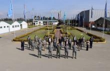 Visita de la Academia Colombiana de Historia Aérea al Comando Aéreo de Mantenimiento en su centenario