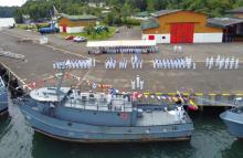 Con honores, la Armada de Colombia desactivó el buque ARC “Calima”