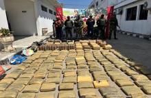 En el Atlántico, Fuerzas Militares y Policía Nacional incautaron más de una tonelada de marihuana que pertenecería al GAO Clan del Golfo 