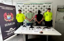 Detenidos alias 'pechudo' y alias 'Mecánico' en el Espinal, Tolima