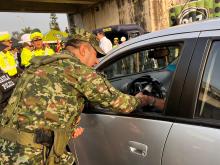 Con un despliegue estratégico en Santander, Quinta Brigada vela por la seguridad durante la Semana Mayor   