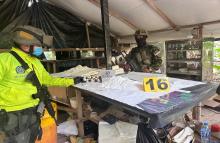 Fuerzas Militares neutralizan laboratorio de clorhidrato de cocaína en Norte de Santander