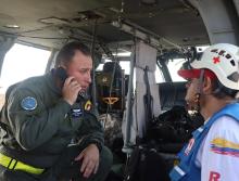 Fuerza Aérea continúa labores de búsqueda y rescate de parapentistas accidentados en la Sierra Nevada de Santa Marta 