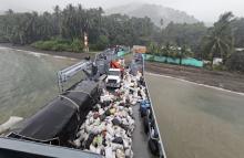 Cerca de 21 toneladas de residuos fueron extraídos por la Armada de Colombia