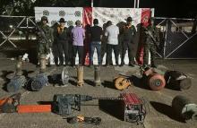 Ejército Nacional captura a tres personas en flagrancia por explotación de oro en Chaparral