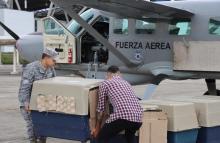 Especies víctimas de tráfico ilegal, fueron transportadas a un nuevo hogar por su Fuerza Aeroespacial