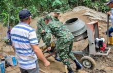 Construimos territorio con nuestros soldados del Ejército Nacional