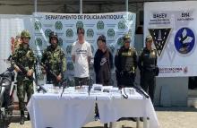 En el oriente antioqueño fueron capturados dos sujetos presuntamente pertenecientes a la Subestructura Carlos Mauricio García, del Clan del Golfo