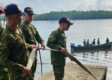Armada de Colombia entregó 10 mil litros de agua potable